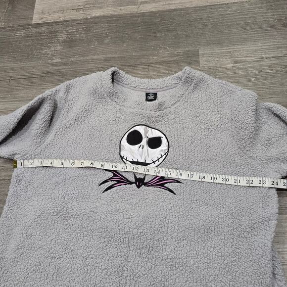 Disney Tim Burton's Nightmare Christmas 2 Piece Pajama Set Soft PJ Top & Pants L - Picture 5 of 12